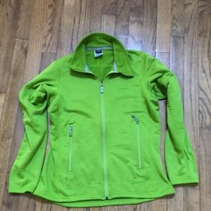 Patagonia green zip up jacket size medium